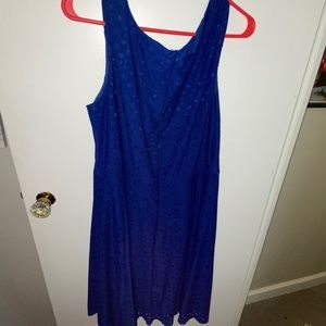 Royal blue dress